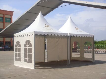 Pagoda Marquee Tent 3x3m–10x10m | Heavy Duty Aluminum Event Tent Waterproof PVC