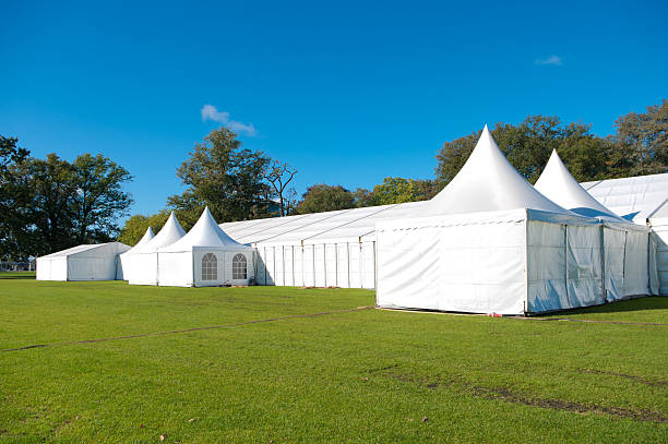 clear span structure party tents